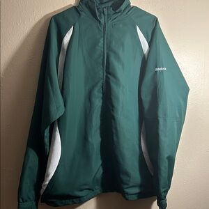 Vintage Reebok Dark Green Windbreaker